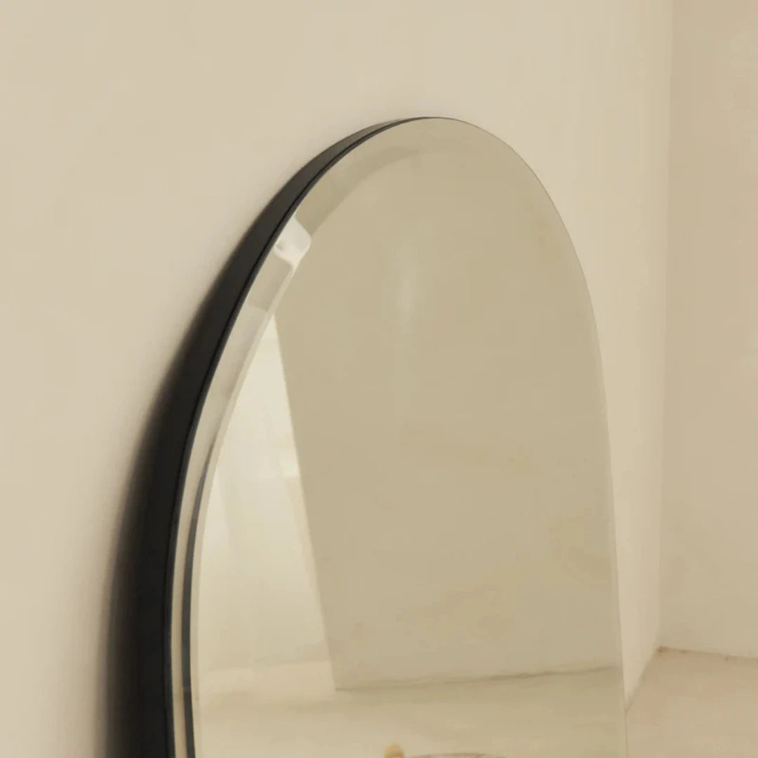 Wien - Rahmenloser Wandspiegel mit Facettenschliff für Kamin 95 x 70 cm