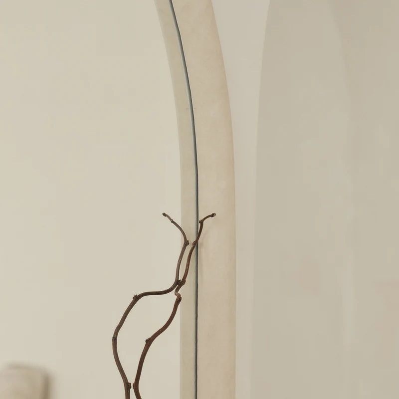 Bogenspiegel Amora Stehend Betonoptik 190 cm x 100 cm