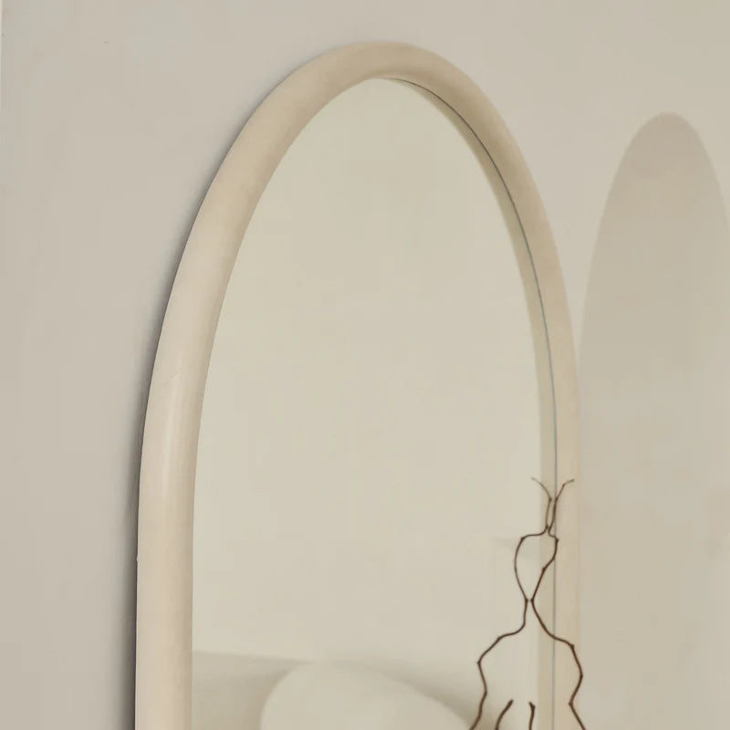 Bogenspiegel Amora Stehend Betonoptik 190 cm x 100 cm