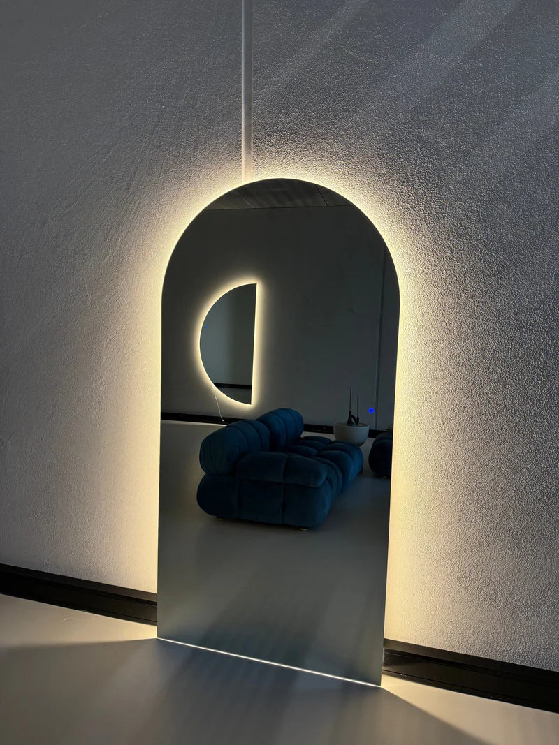Wandspiegel Luna LED Premium 200x100 cm mit integrierter Beleuchtung